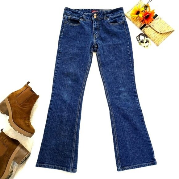 Levi's 526 Women's Jeans Size 10 Slender Boot Cut Blue Denim Y2K Casual Bootcut - Picture 1 of 12